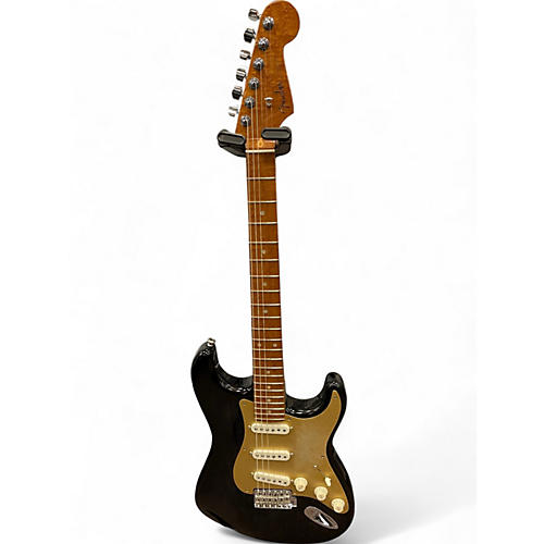 Used Fender AMERICAN CUSTOM STRATOCASTER MN NOS EBONY TRANSPARENT Solid Body Electric Guitar EBONY TRANSPARENT
