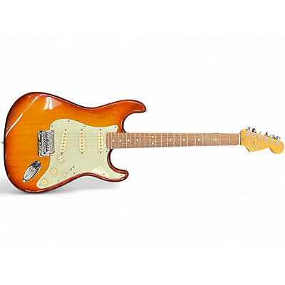 Used Fender AMERICAN DELUX STRATOCASTER Sienna Sunburst Solid Body Electric Guitar