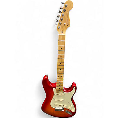 Used Fender AMERICAN DELUXE STRATOCASTER 60TH ANIVERSARY Aged Cherry Sunburst Solid Body Electric Guitar