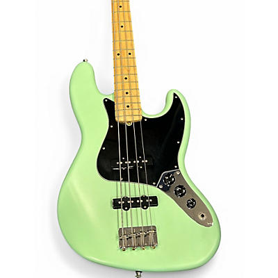 Used Fender AMERICAN PREFORMER JAZZ BASS SATIN GREEN Electric Bass Guitar