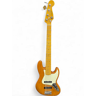 Used Fender AMERICAN PROFESSIONAL II JAZZ BASS V PINE Natural Electric Bass Guitar