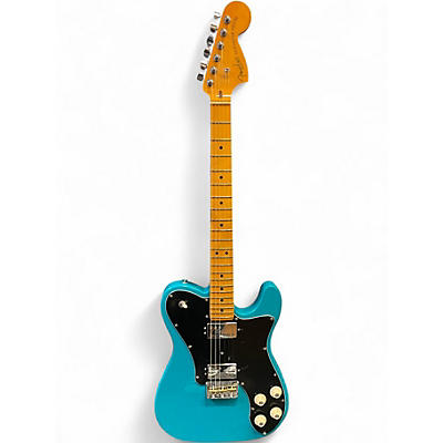 Used Fender AMERICAN PROFESSIONAL II TELECASTER DELUXE Pelham Blue Solid Body Electric Guitar