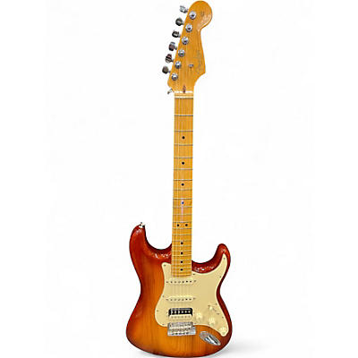 Used Fender AMERICAN PROFESSIONAL STRATOCASTER HSS Sienna Sunburst Solid Body Electric Guitar