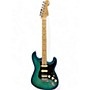 Used Fender  AMERICAN SHOWCASE STRATOCASTER AQUA BURST Solid Body Electric Guitar AQUA BURST