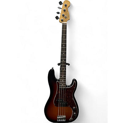 Used Fender AMERICAN STANDARD P BASS 3 Tone Sunburst Electric Bass Guitar