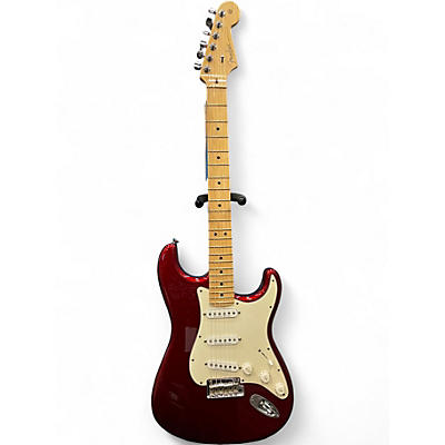 Used Fender AMERICAN STANDARD STRATOCASTER Candy Apple Red Metallic Solid Body Electric Guitar
