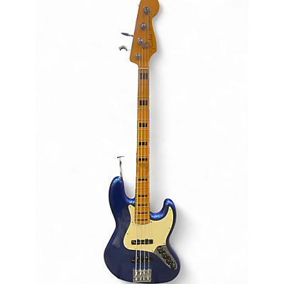 Used Fender AMERICAN ULTRA JAZZ BASS COBRA BLUE Electric Bass Guitar