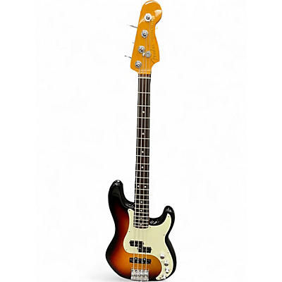 Used Fender AMERICAN ULTRA PJ BASS Tobacco Burst Electric Bass Guitar