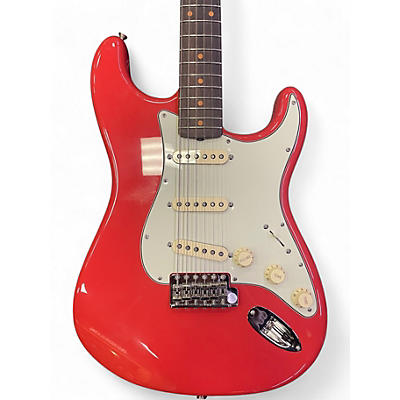 Used Fender AMERICAN VINTAGE 2 1961 STRAT Fiesta Red Solid Body Electric Guitar