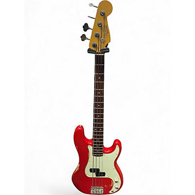 Used Fender AMERICAN VINTAGE 63 P BASSS Dakota Red Electric Bass Guitar