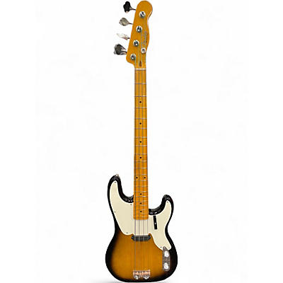 Used Fender AMERICAN VINTAGE II 1954 REISSUE PRECISION BASS 2 Color Sunburst Electric Bass Guitar
