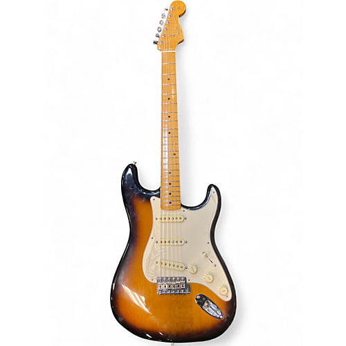 Used Fender AMERICAN VINTAGE II 1957 STRATOCASTER 2 Color Sunburst Solid Body Electric Guitar 2 Color Sunburst