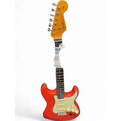 Used Fender AMERICAN VINTAGE II 1961 STRATOCASTER Red Solid Body Electric Guitar