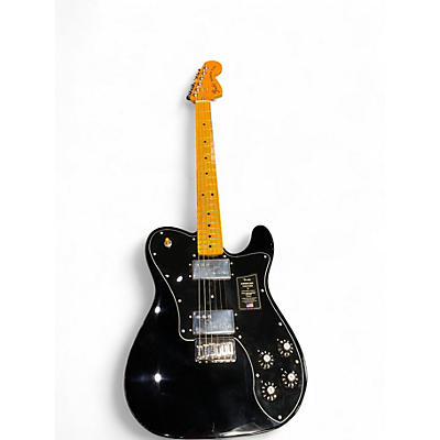 Used Fender AMERICAN VINTAGE II 1975 TELECASTER DELUXE BLACK Solid Body Electric Guitar