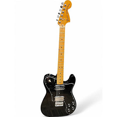 Used Fender AMERICAN VINTAGE II 1975 TELECASTER DELUXE Black Solid Body Electric Guitar