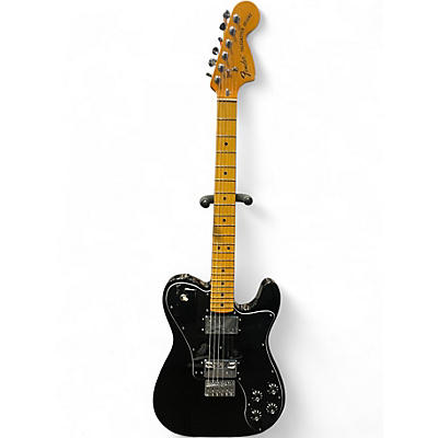 Used Fender AMERICAN VINTAGE II 1975 TELECASTER DELUXE Black Solid Body Electric Guitar