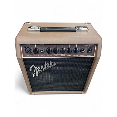 Used Fender Acoustasonic 15 Acoustic Guitar Combo Amp