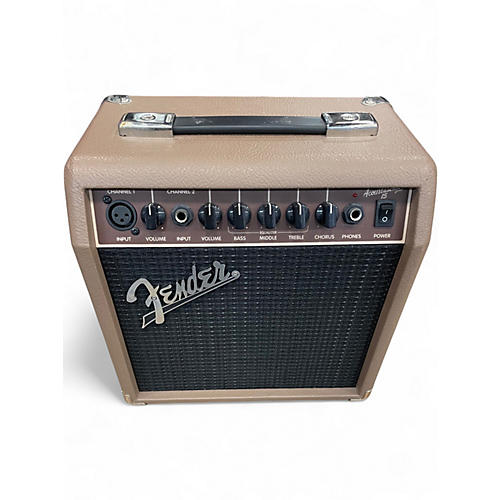 Used Fender Acoustasonic 15 Acoustic Guitar Combo Amp