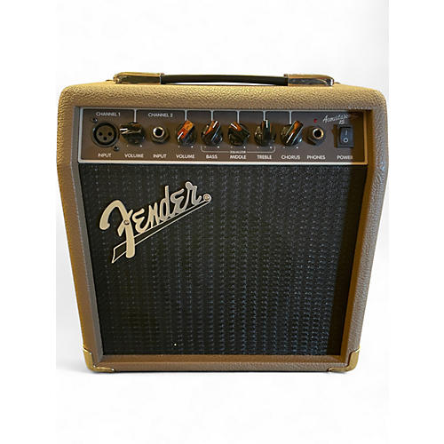 Used Fender Acoustasonic 15 Acoustic Guitar Combo Amp