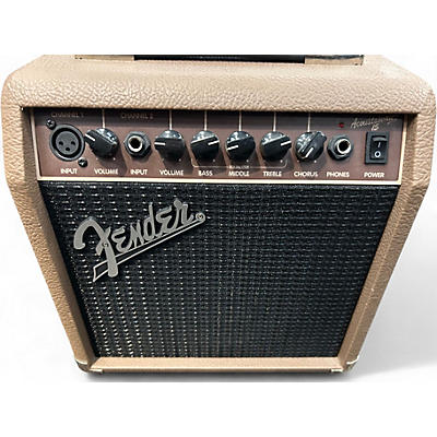 Used Fender Acoustasonic 15 Acoustic Guitar Combo Amp