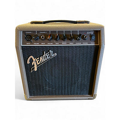 Used Fender Acoustasonic 15 Acoustic Guitar Combo Amp