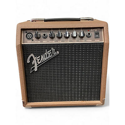 Used Fender Acoustasonic 15 Acoustic Guitar Combo Amp