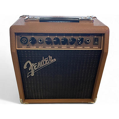 Used Fender Acoustasonic 15 Acoustic Guitar Combo Amp