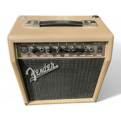 Used Fender Acoustasonic 15 Acoustic Guitar Combo Amp