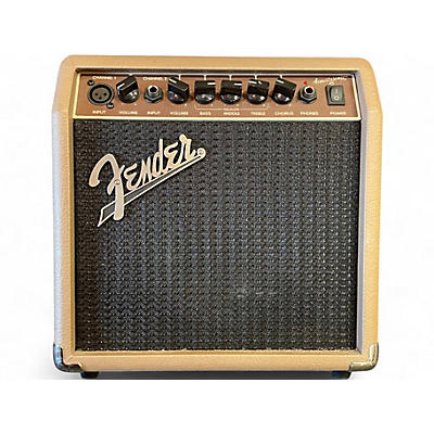 Used Fender Acoustasonic 15 Acoustic Guitar Combo Amp