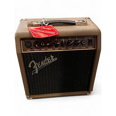 Used Fender Acoustasonic 15 Acoustic Guitar Combo Amp