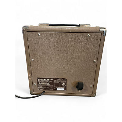 Used Fender Acoustasonic 15 Acoustic Guitar Combo Amp