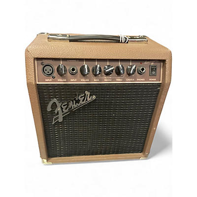 Used Fender Acoustasonic 15 Acoustic Guitar Combo Amp