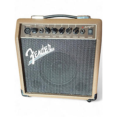 Used Fender Acoustasonic 15 Acoustic Guitar Combo Amp