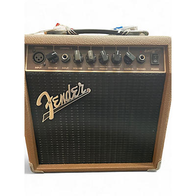Used Fender Acoustasonic 15 Acoustic Guitar Combo Amp