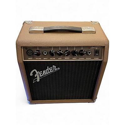 Used Fender Acoustasonic 15 Acoustic Guitar Combo Amp