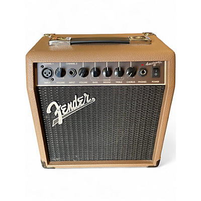 Used Fender Acoustasonic 15 Acoustic Guitar Combo Amp