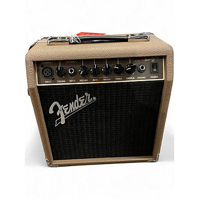 Used Fender Acoustasonic 15 Acoustic Guitar Combo Amp