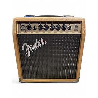 Used Fender Acoustasonic 15 Acoustic Guitar Combo Amp