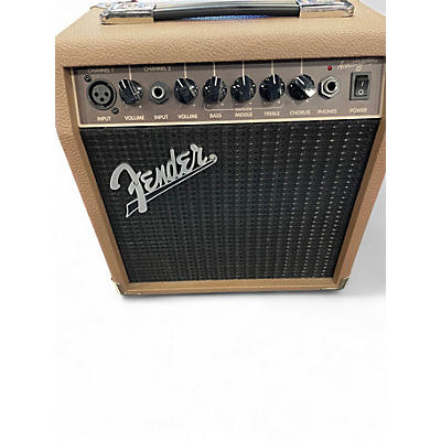 Used Fender Acoustasonic 15 Acoustic Guitar Combo Amp