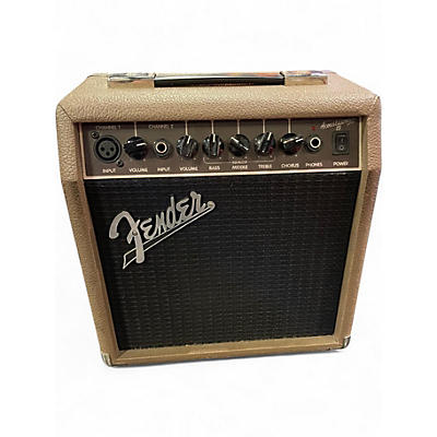 Used Fender Acoustasonic 15 Acoustic Guitar Combo Amp