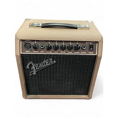Used Fender Acoustasonic 15 Acoustic Guitar Combo Amp