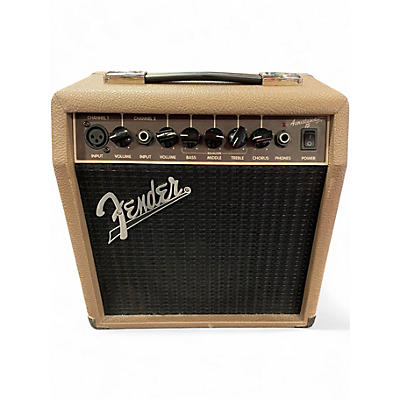 Used Fender Acoustasonic 15 Acoustic Guitar Combo Amp