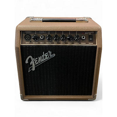 Used Fender Acoustasonic 15 Acoustic Guitar Combo Amp