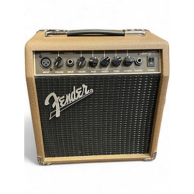 Used Fender Acoustasonic 15 Acoustic Guitar Combo Amp