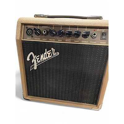 Used Fender Acoustasonic 15 Acoustic Guitar Combo Amp