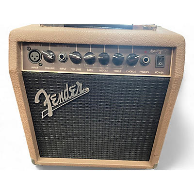 Used Fender Acoustasonic 15 Acoustic Guitar Combo Amp