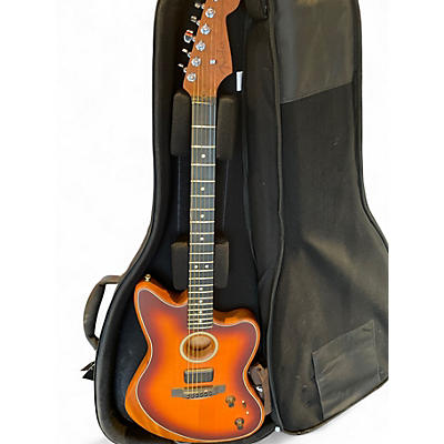 Used Fender Acoustasonic JAZZMASTER 2 Color Sunburst Acoustic Electric Guitar