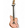 Used Fender Acoustasonic JazzMaster Shell Pink Acoustic Electric Guitar Shell Pink