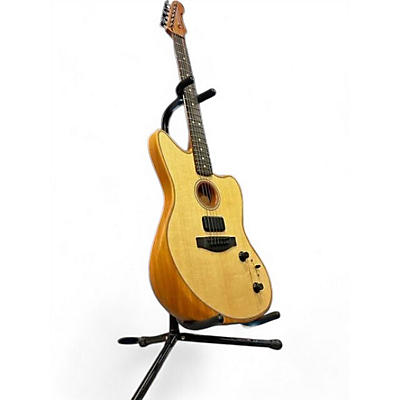 Used Fender Acoustasonic Jazzmaster Acoustic-Electric Natural Acoustic Guitar