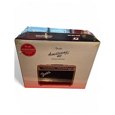 Used Fender Acoustasonic Jr 40W Acoustic Guitar Combo Amp